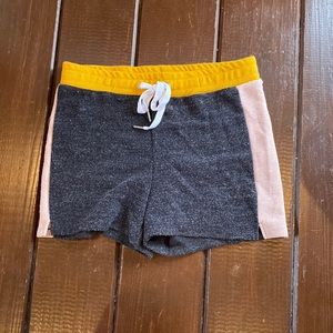 Women’s Off Duty Grey Sporty Shorts. Size small. Tie at waist.